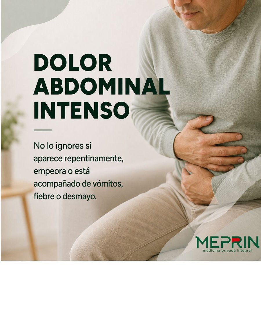 Dolor abdominal intenso: no lo ignores si aparece repentinamente, empeora o está acompañado de vómitos, fiebre o desmayo.